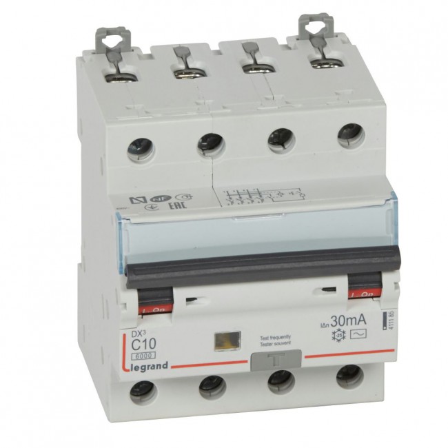RCBO 4P 10A 30mA 411185 | Makel.vn
